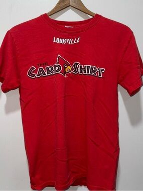 Red Louisville Cardinals t-shirt Size S